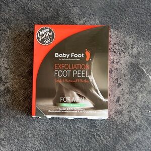 Exfoliation Foot Peel for Men - Black and Red